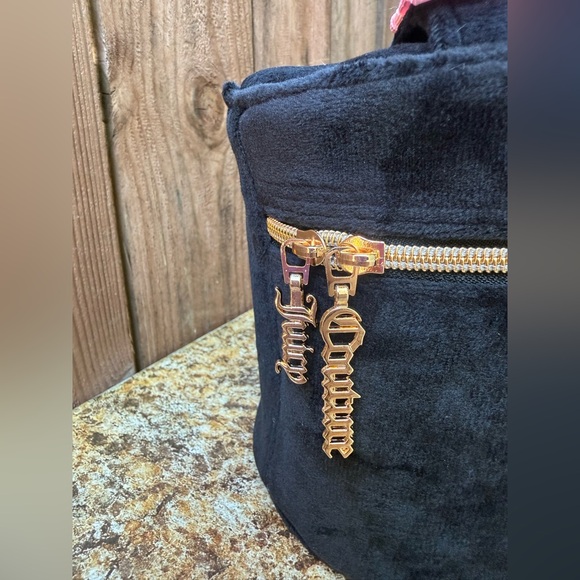 Juicy Couture Velvet Cylinder Cosmetic Bag - Picture 4 of 11